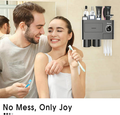 WallNeat Pro™ Multifunctional Toothbrush Holder