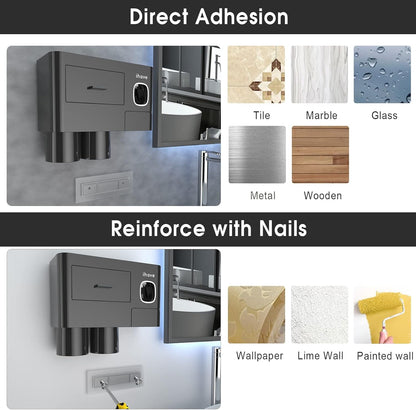 WallNeat Pro™ Multifunctional Toothbrush Holder