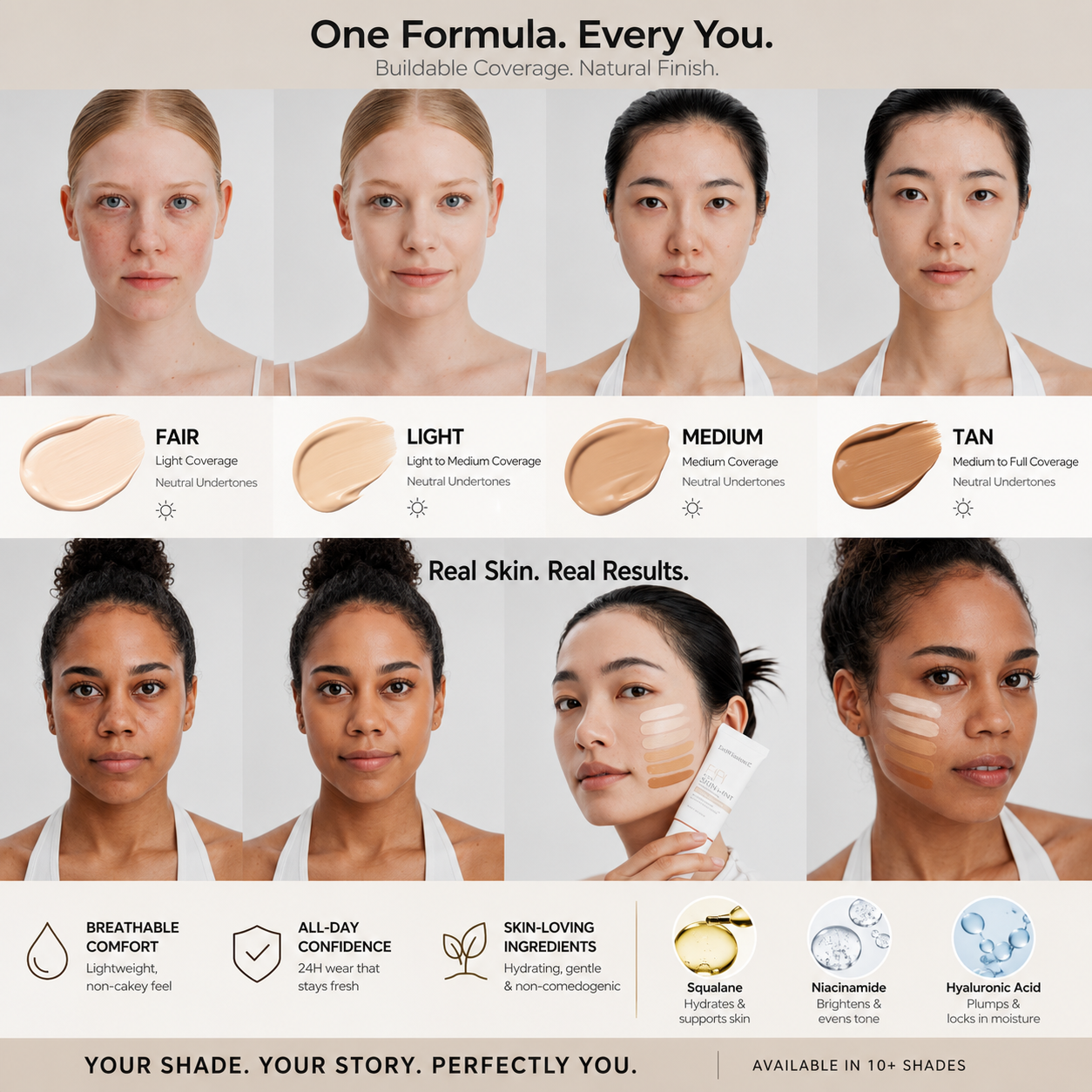 Peptide Skin Tint for Recovery