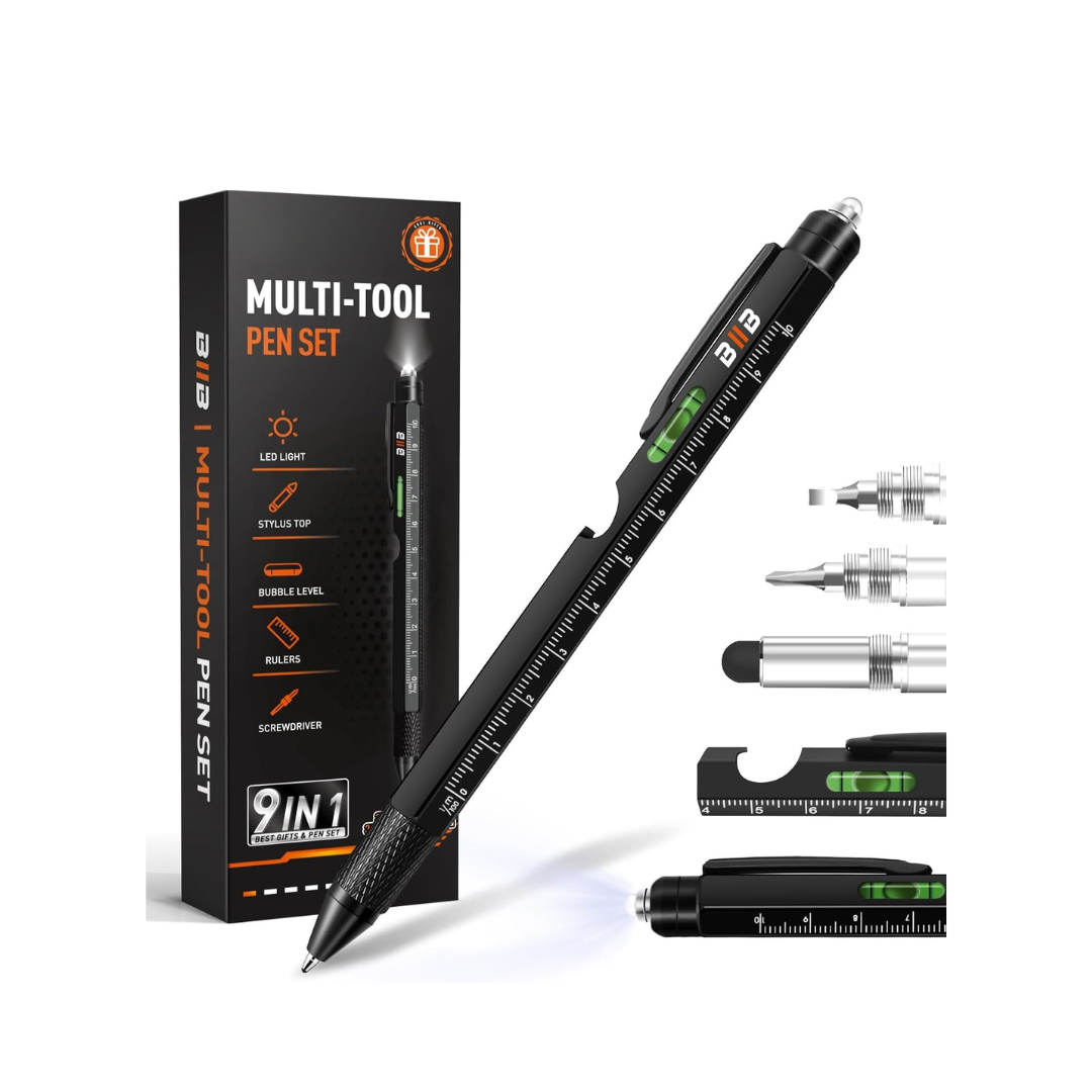 9-in-1 Multitool Pen – Gifts for Men