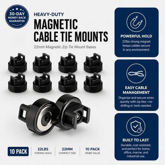 Magnetic Cable Tie Mounts